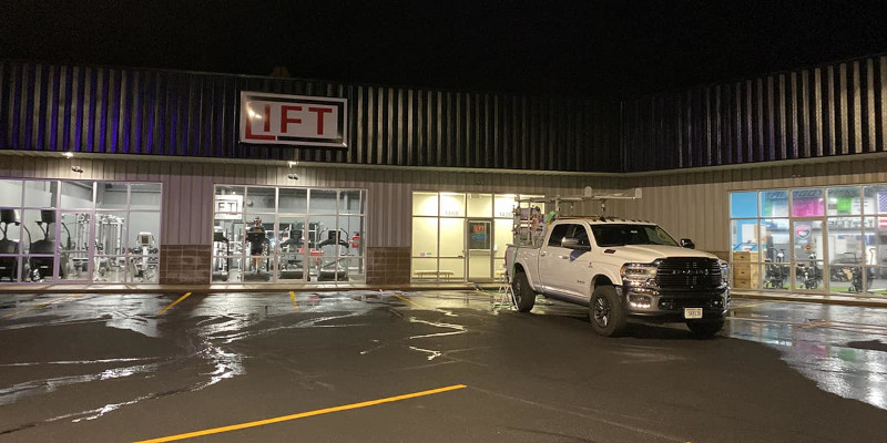 Parking Lot Pressure Washing in Wausau, Wisconsin